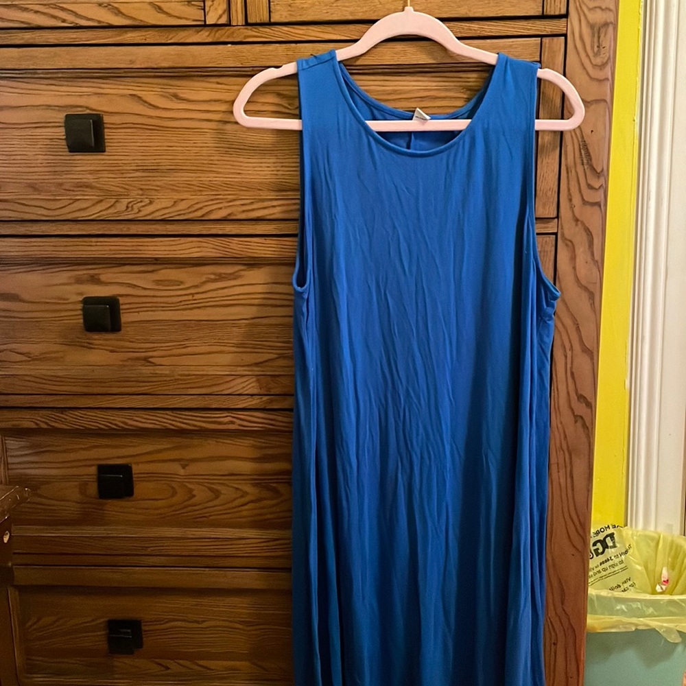 XL blue Old Navy dress worn once